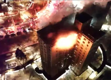 Explosi&oacute;n de gas y fuego en edificio residencial del Bronx deja un muerto y 14 heridos