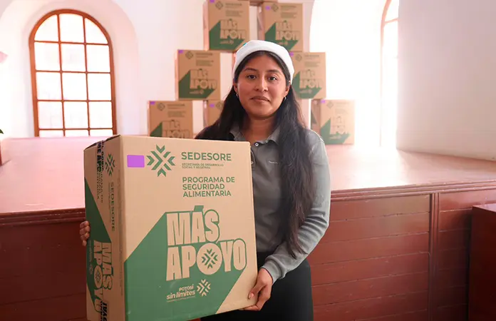 Preparan entrega de despensas alimentarias