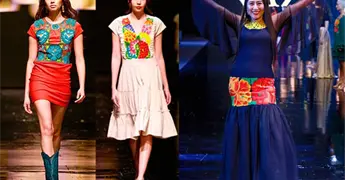 VESTIDOS DE NOCHE CON BORDADOS IND&Iacute;GENAS