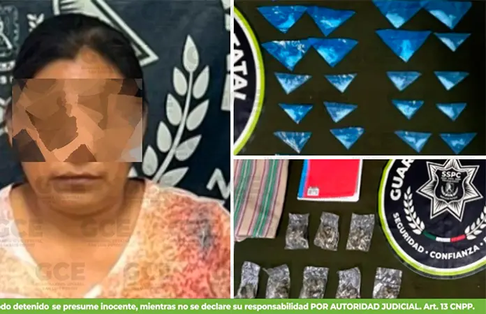 Arrestan a mujer por venta de droga