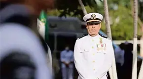 Vicealmirante Far&iacute;as Laguna rechaza acusaciones por huachicol