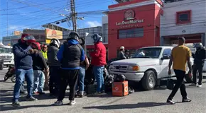 Embisten a repartidor de app en la B. Anaya