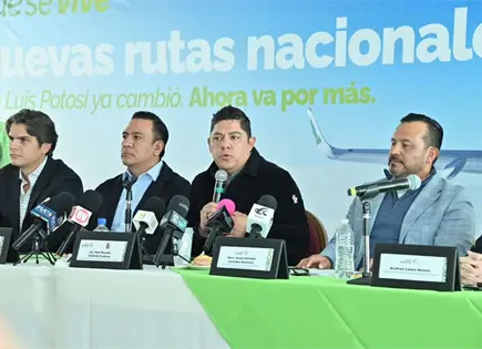 SLP tendr&aacute; nuevas rutas a&eacute;reas a CDMX y Monterrey en 2026
