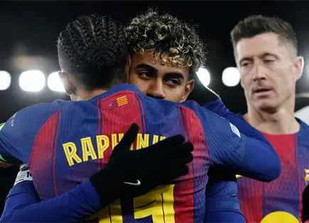 Barcelona remonta en la Liga de Campeones con actuación estelar de Lamine Yamal Barcelona remonta en la Liga de Campeones con actuación estelar de Lamine Yamal