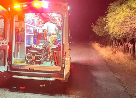 Jinete lesionado al caer de su caballo