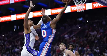 Tyrese Maxey anota 40 puntos decisivos para la victoria de 76ers sobre Kings