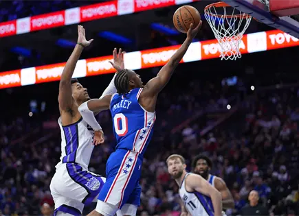 Tyrese Maxey anota 40 puntos decisivos para la victoria de 76ers sobre Kings Tyrese Maxey anota 40 puntos decisivos para la victoria de 76ers sobre Kings