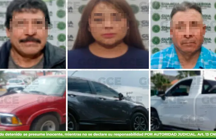 Detienen a conductores con vehículos hurtados