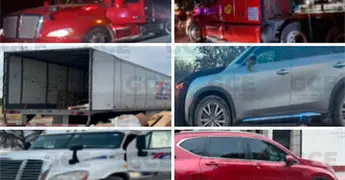 Recuperan dos camionetas y tres tr&aacute;ilers robados