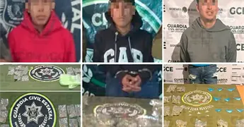 Caen tres presuntos "narcos" en la Huasteca