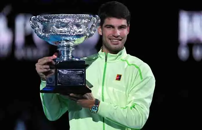 Carlos Alcaraz, campe&oacute;n en el Australian Open