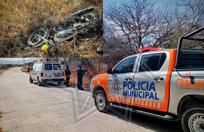 Fallece joven motociclista al derrapar, en Mexquitic