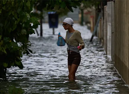 Inundaciones en La Habana por avance de frente frío Inundaciones en La Habana por avance de frente frío