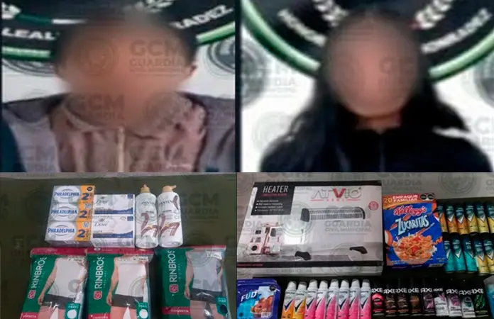 Par de farderos son detectados en flagrancia