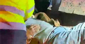 Patrulla policiaca atropella a jornalero