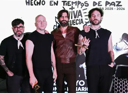 Viva Suecia lleva su gira Hecho en tiempos de paz a M&eacute;xico