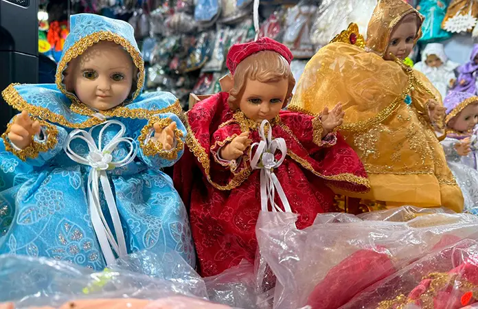 Vuelve lo tradicional en ropones de Ni&ntilde;o Dios