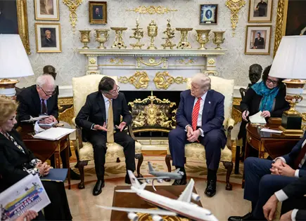 Petro y Trump se reúnen a puerta cerrada en la Casa Blanca Petro y Trump se reúnen a puerta cerrada en la Casa Blanca