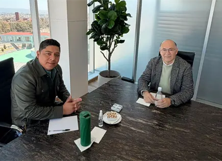 Acuerdan Gallardo y Galindo obras en Saucito, Villa Magna y Morales