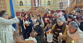 Bendicen a los Ni&ntilde;os Dios, semillas y velas