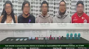 GCE detiene a seis ligados a robos en la capital