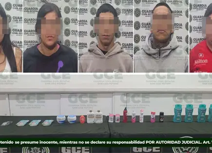 GCE detiene a seis ligados a robos en la capital