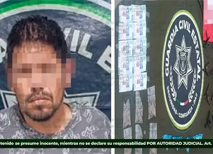 Detienen a hombre con sustancias ilícitas y ponchallantas Detienen a hombre con sustancias ilícitas y ponchallantas