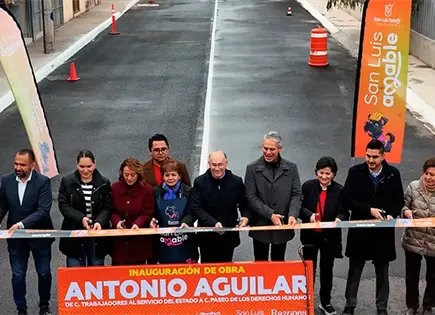Alcalde Galindo inaugur&oacute; circuito vial en Morales