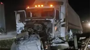 Trailero sale ileso de accidente en la 57