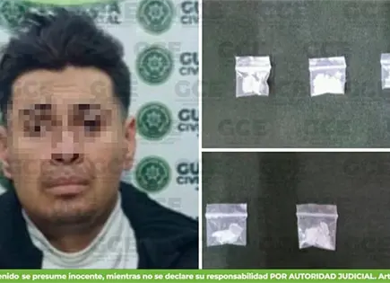 Atrapan a un vendedor de droga en Tequis