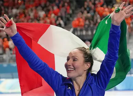 Francesca Lollobrigida hace historia con medalla de oro en Juegos Mil&aacute;n-Cortina