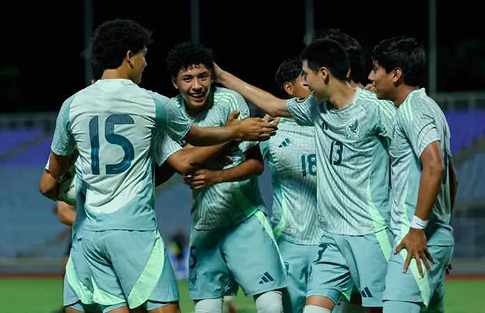 México Sub-17 golea por 4-0 a San Martín