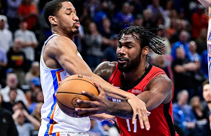 Rockets vencen a un Thunder diezmado