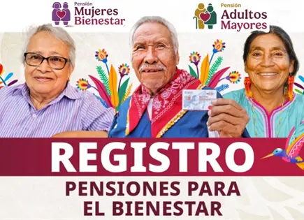 Abren registro para Pensi&oacute;n de Adultos Mayores y Mujeres Bienestar