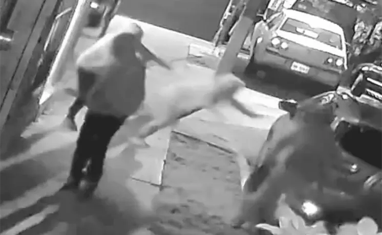 Agreden a persona mayor durante robo en Hogares Ferrocarrileros (video)