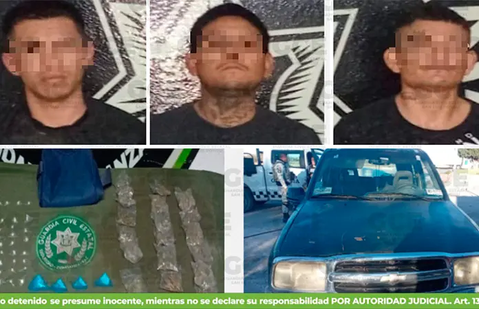 Atrapan a supuestos "narcos" en operativo