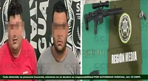 Caen dos con armas de fuego tras operativos de GCE