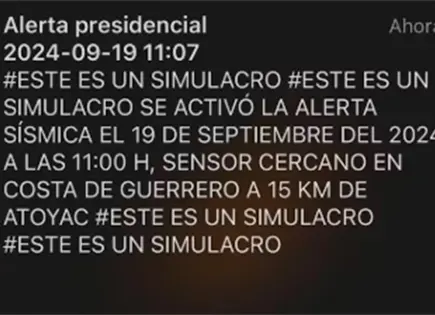 CRT modifica mensajes de alerta s&iacute;smica en celulares