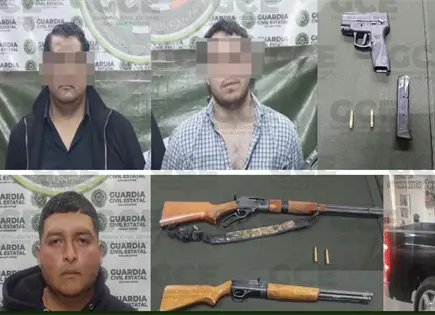 Detienen a dos armados en Lomas