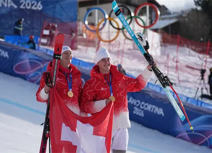 Franjo von Allmen gana dos oros en Juegos Mil&aacute;n-Cortina