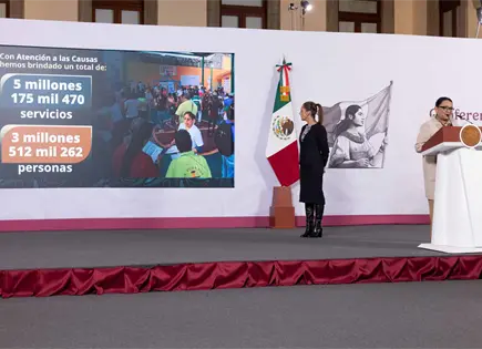 Sheinbaum reporta baja en homicidios dolosos