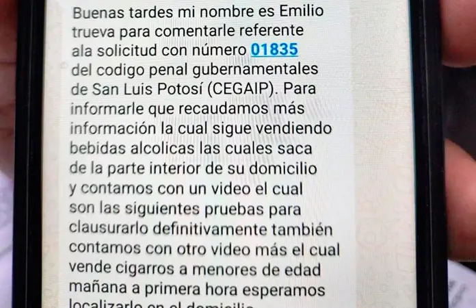 ¡Aguas!: intentan extorsionar a comerciantes desde Puebla