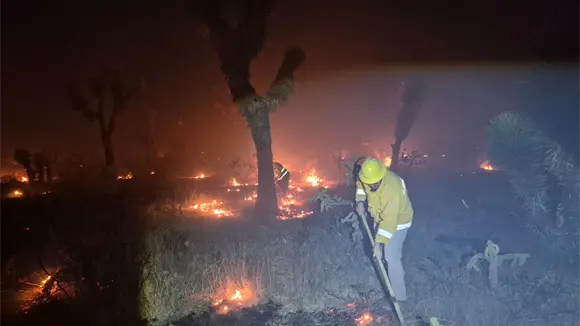 Incendio en Santo Domingo, al 40%