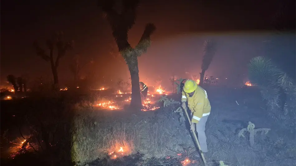 Incendio en Santo Domingo, al 40%