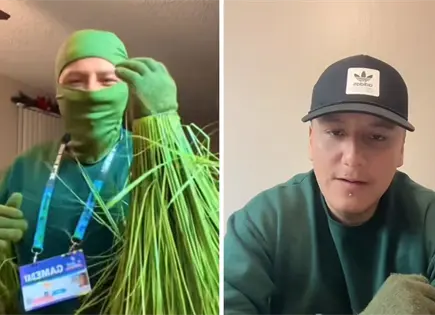 Joven mexicano relata su experiencia como arbusto en medio tiempo de Bad Bunny