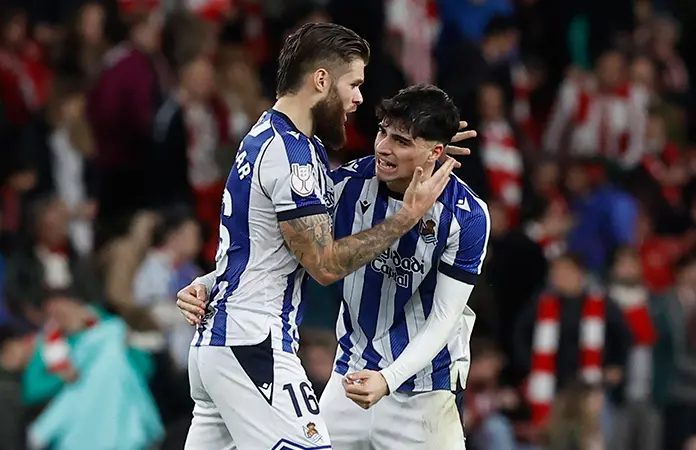 Gana Real Sociedad ante Athletic Bilbao