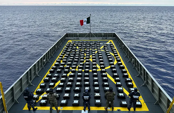 México y EU incautan carga de coca