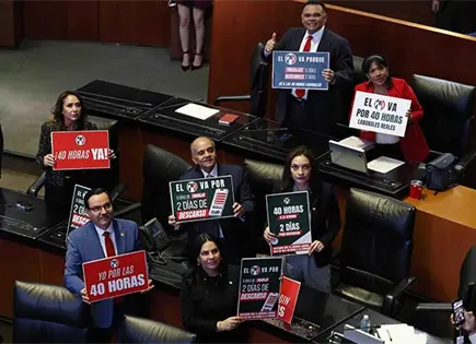 Senado avala la jornada laboral de 40 horas