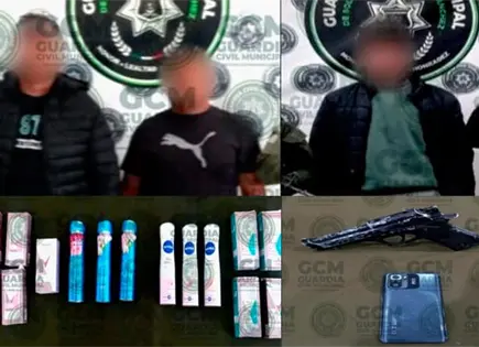 Capturan en Soledad a tres presuntos ladrones