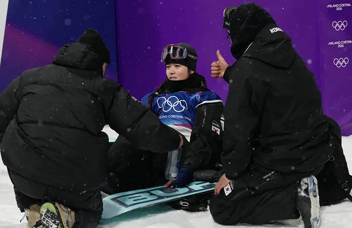 Chloe Kim se queda sin su triple de oro